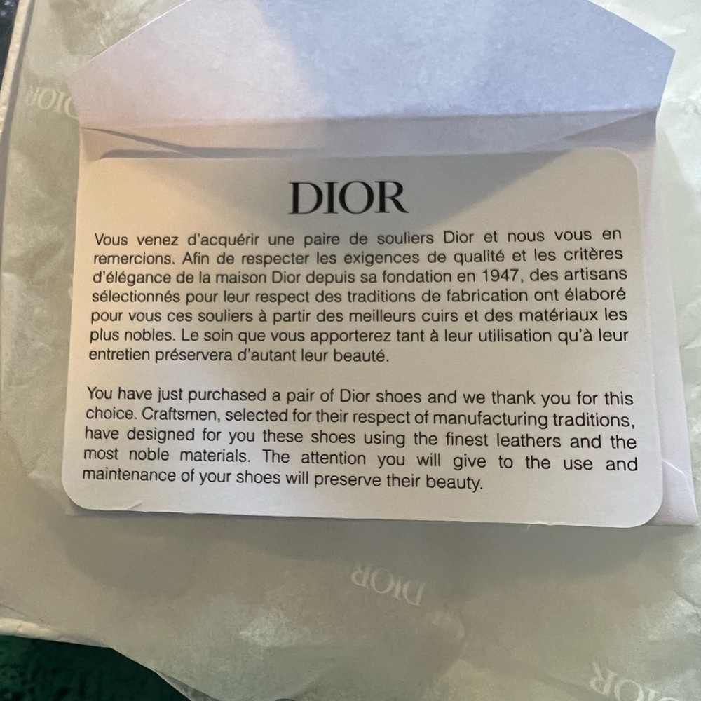 Christian Dior Jardin Dhivee E sling back heels - Picture 11 of 12